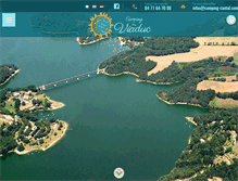 Tablet Screenshot of camping-cantal.com